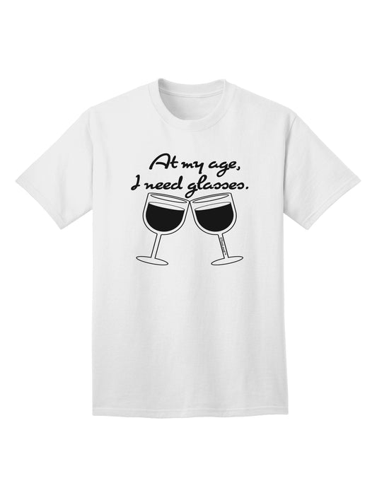 Stylish Wine Adult T-Shirt by TooLoud - Perfect for the Discerning Fashion Enthusiast-Mens T-shirts-TooLoud-White-Small-Davson Sales