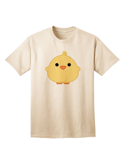 Stylish Yellow Adult T-Shirt featuring Adorable Chick Design by TooLoud-Mens T-shirts-TooLoud-Natural-Small-Davson Sales