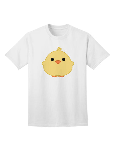 Stylish Yellow Adult T-Shirt featuring Adorable Chick Design by TooLoud-Mens T-shirts-TooLoud-White-Small-Davson Sales