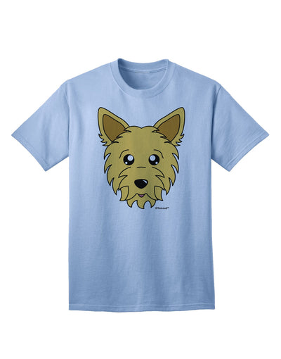 Stylish Yorkshire Terrier Yorkie Dog Adult T-Shirt by TooLoud-Mens T-shirts-TooLoud-Light-Blue-Small-Davson Sales