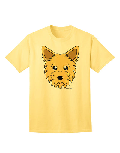 Stylish Yorkshire Terrier Yorkie Dog Adult T-Shirt by TooLoud-Mens T-shirts-TooLoud-Yellow-Small-Davson Sales