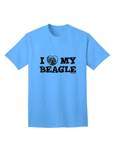 Stylish and Adorable Beagle Adult T-Shirt by TooLoud-Mens T-shirts-TooLoud-Aquatic-Blue-Small-Davson Sales