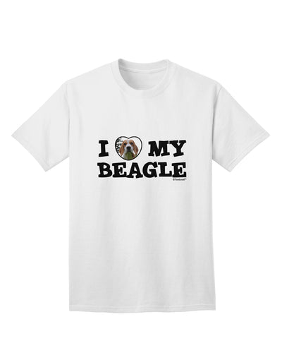 Stylish and Adorable Beagle Adult T-Shirt by TooLoud-Mens T-shirts-TooLoud-White-Small-Davson Sales