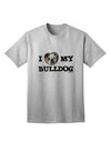 Stylish and Adorable Bulldog Adult T-Shirt by TooLoud-Mens T-shirts-TooLoud-AshGray-Small-Davson Sales