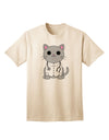 Stylish and Adorable: Dr Cat MD - Adult T-Shirt with Cute Cat Design, exclusively by TooLoud-Mens T-shirts-TooLoud-Natural-Small-Davson Sales