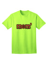 Stylish and Adorable Mom of Three Design Adult T-Shirt by TooLoud-Mens T-shirts-TooLoud-Neon-Green-Small-Davson Sales