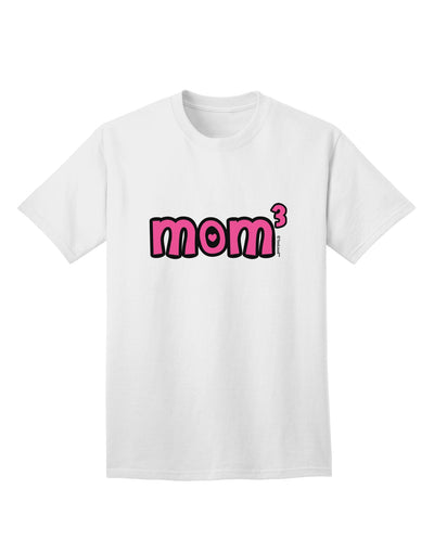 Stylish and Adorable Mom of Three Design Adult T-Shirt by TooLoud-Mens T-shirts-TooLoud-White-Small-Davson Sales