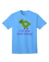 Stylish and Adorable One Cute Chick Adult T-Shirt by TooLoud-Mens T-shirts-TooLoud-Aquatic-Blue-Small-Davson Sales