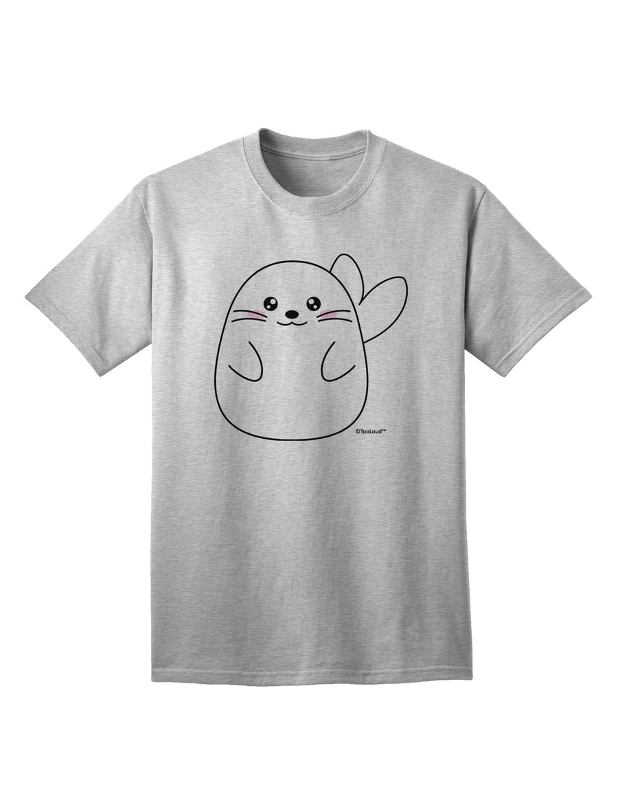 Stylish and Adorable Seal Adult T-Shirt by TooLoud-Mens T-shirts-TooLoud-White-Small-Davson Sales