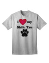 Stylish and Adorable Shih Tzu Adult T-Shirt by TooLoud-Mens T-shirts-TooLoud-AshGray-Small-Davson Sales