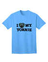 Stylish and Adorable Yorkie Adult T-Shirt by TooLoud-Mens T-shirts-TooLoud-Aquatic-Blue-Small-Davson Sales