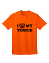 Stylish and Adorable Yorkie Adult T-Shirt by TooLoud-Mens T-shirts-TooLoud-Orange-Small-Davson Sales