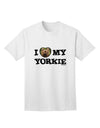 Stylish and Adorable Yorkie Adult T-Shirt by TooLoud-Mens T-shirts-TooLoud-White-Small-Davson Sales