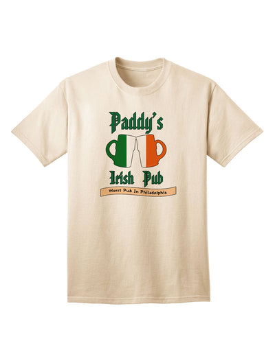 Stylish and Authentic Paddy's Irish Pub Adult T-Shirt by TooLoud-Mens T-shirts-TooLoud-Natural-Small-Davson Sales