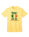 Stylish and Authentic Paddy's Irish Pub Adult T-Shirt by TooLoud-Mens T-shirts-TooLoud-Yellow-Small-Davson Sales