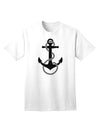 Stylish and Classic Nautical Sailor Rope Anchor Adult T-Shirt-Mens T-shirts-TooLoud-White-Small-Davson Sales