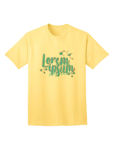 Stylish and Comfortable Lorem Ipsum Adult T-Shirt from TooLoud-Mens T-shirts-TooLoud-Yellow-Small-Davson Sales