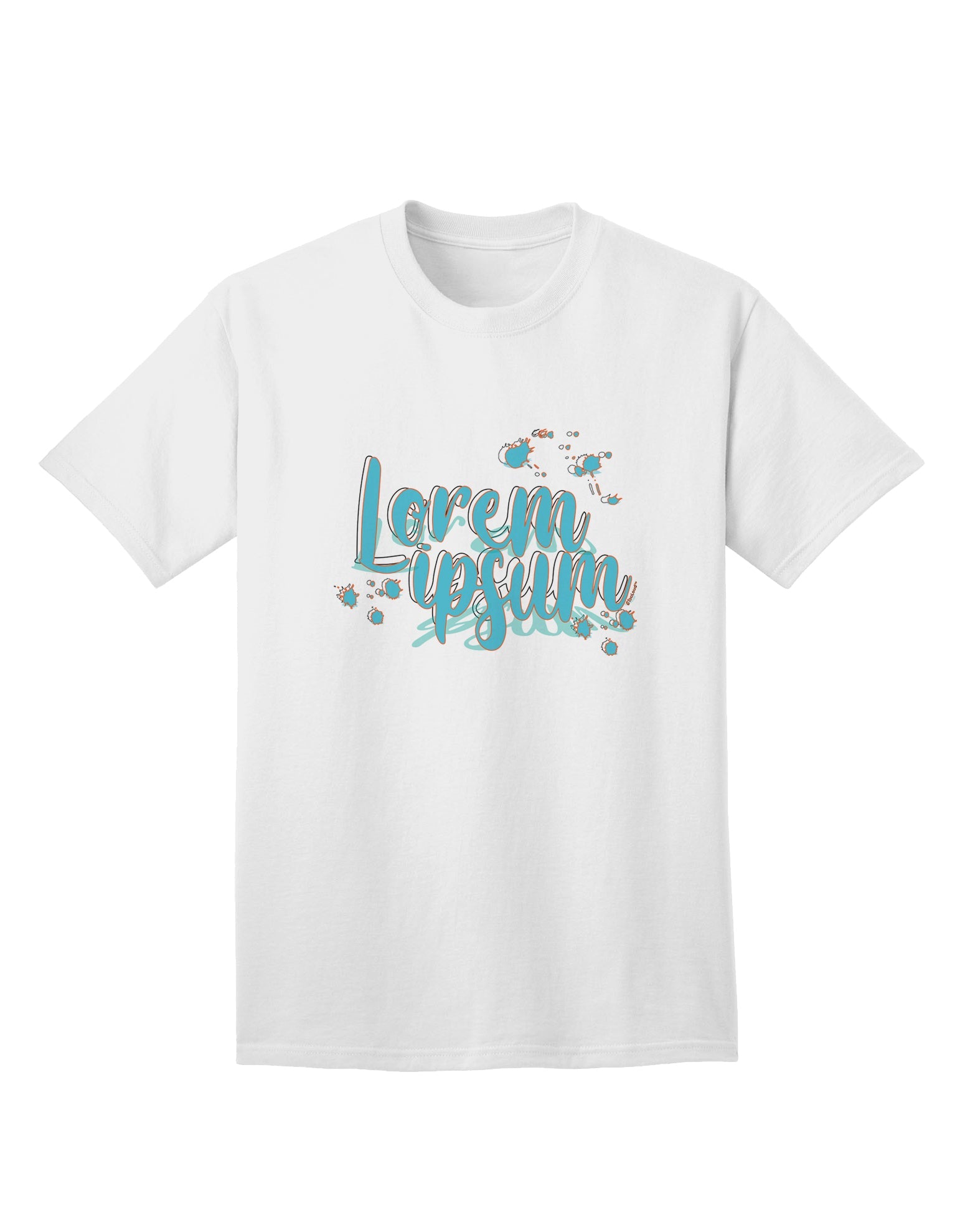 Stylish and Comfortable Lorem Ipsum Adult T-Shirt from TooLoud-Mens T-shirts-TooLoud-White-Small-Davson Sales