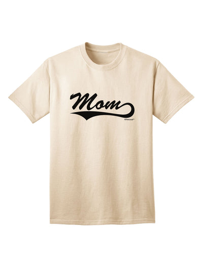 Stylish and Comfortable Sports Tail Script Adult T-Shirt for Moms - A Must-Have from TooLoud-Mens T-shirts-TooLoud-Natural-Small-Davson Sales