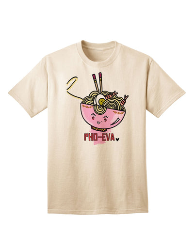 Stylish and Coordinated: Pho Eva Pink Pho Bowl Adult T-Shirt by TooLoud-Mens T-shirts-TooLoud-Natural-Small-Davson Sales