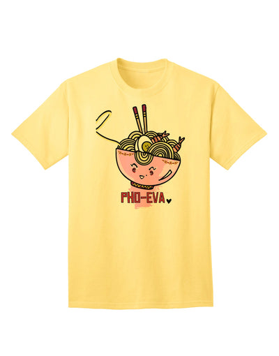 Stylish and Coordinated: Pho Eva Pink Pho Bowl Adult T-Shirt by TooLoud-Mens T-shirts-TooLoud-Yellow-Small-Davson Sales