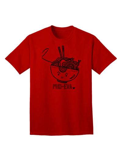 Stylish and Coordinated: Pho Eva Pink Pho Bowl Adult T-Shirt by TooLoud-Mens T-shirts-TooLoud-Red-Small-Davson Sales