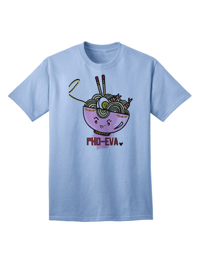 Stylish and Coordinated: Pho Eva Pink Pho Bowl Adult T-Shirt by TooLoud-Mens T-shirts-TooLoud-Light-Blue-Small-Davson Sales
