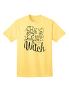 Stylish and Enchanting Adult She's My Witch T-Shirt-Mens T-shirts-TooLoud-Yellow-Small-Davson Sales