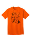 Stylish and Enchanting Adult She's My Witch T-Shirt-Mens T-shirts-TooLoud-Orange-Small-Davson Sales