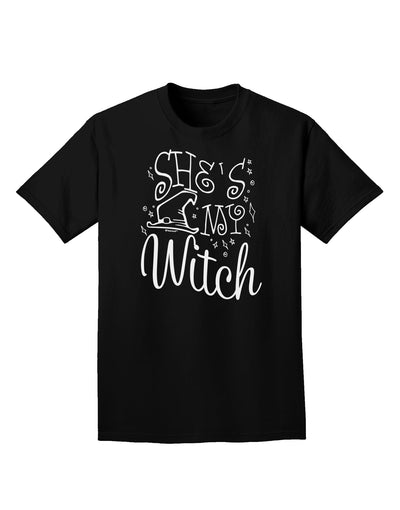 Stylish and Enchanting Adult She's My Witch T-Shirt-Mens T-shirts-TooLoud-Black-Small-Davson Sales