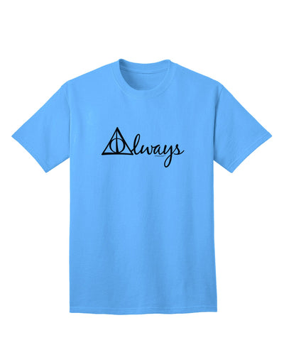 Stylish and Enchanting Always Magic Symbol Cursive Adult T-Shirt by TooLoud-Mens T-shirts-TooLoud-Aquatic-Blue-Small-Davson Sales