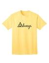 Stylish and Enchanting Always Magic Symbol Cursive Adult T-Shirt by TooLoud-Mens T-shirts-TooLoud-Yellow-Small-Davson Sales