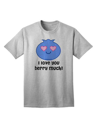 Stylish and Endearing Adult T-Shirt - I Love You Berry Much by TooLoud-Mens T-shirts-TooLoud-AshGray-Small-Davson Sales