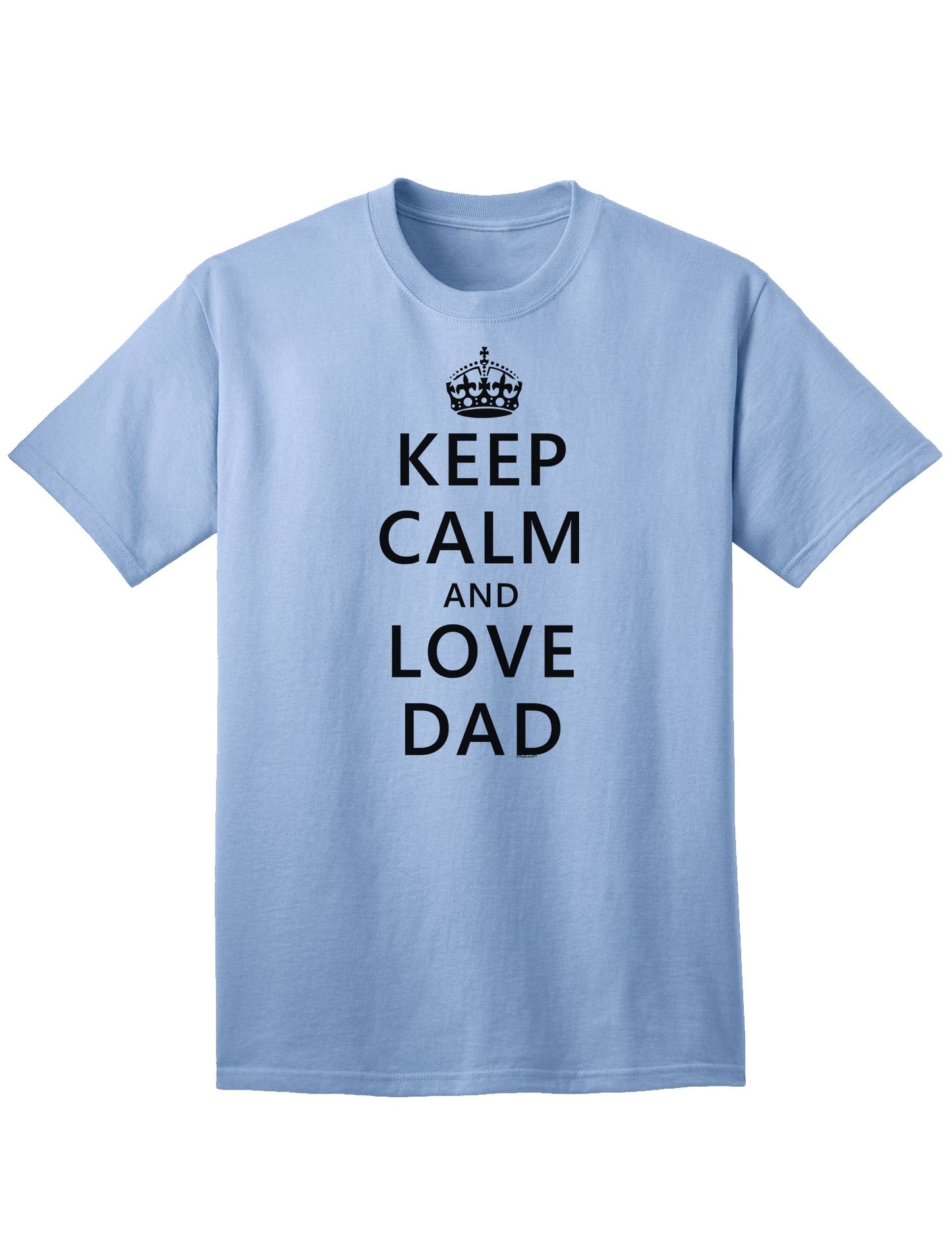 Stylish and Endearing Adult T-Shirt for Father's Day-Mens T-shirts-TooLoud-Light-Blue-Small-Davson Sales