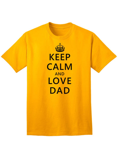 Stylish and Endearing Adult T-Shirt for Father's Day-Mens T-shirts-TooLoud-Gold-Small-Davson Sales