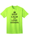 Stylish and Endearing Grandpa-themed Adult T-Shirt for a Serene and Affectionate Look-Mens T-shirts-TooLoud-Neon-Green-Small-Davson Sales