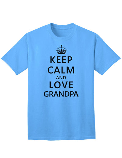 Stylish and Endearing Grandpa-themed Adult T-Shirt for a Serene and Affectionate Look-Mens T-shirts-TooLoud-Aquatic-Blue-Small-Davson Sales