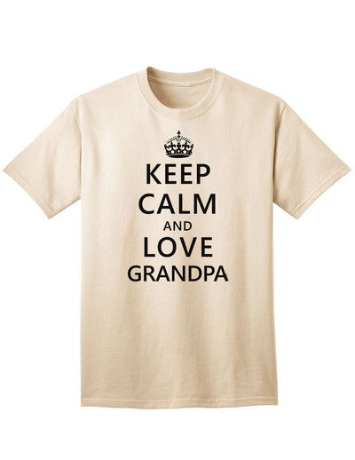 Stylish and Endearing Grandpa-themed Adult T-Shirt for a Serene and Affectionate Look-Mens T-shirts-TooLoud-Natural-Small-Davson Sales