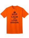 Stylish and Endearing Grandpa-themed Adult T-Shirt for a Serene and Affectionate Look-Mens T-shirts-TooLoud-Orange-Small-Davson Sales