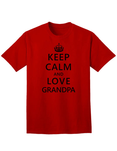 Stylish and Endearing Grandpa-themed Adult T-Shirt for a Serene and Affectionate Look-Mens T-shirts-TooLoud-Red-Small-Davson Sales