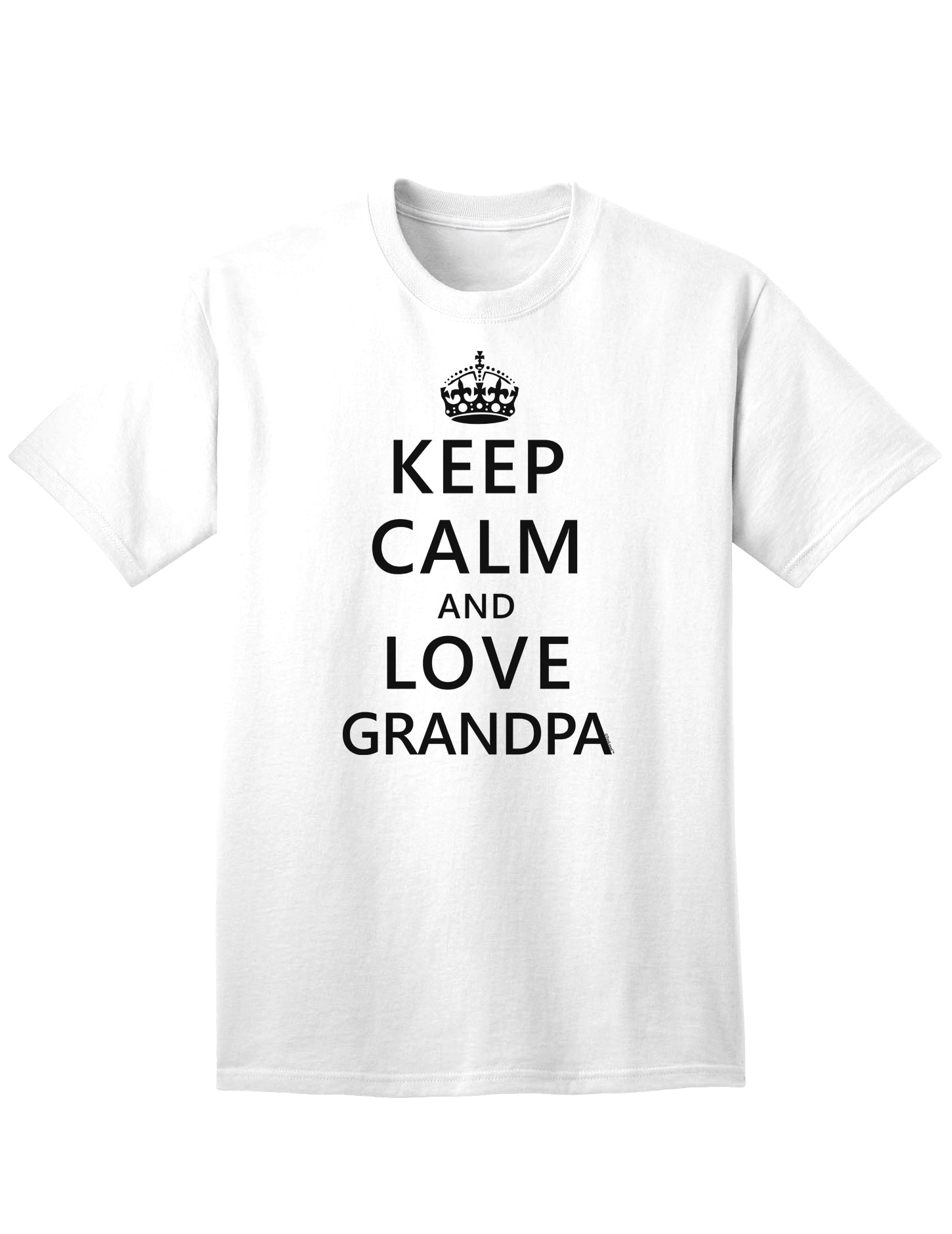Stylish and Endearing Grandpa-themed Adult T-Shirt for a Serene and Affectionate Look-Mens T-shirts-TooLoud-White-Small-Davson Sales