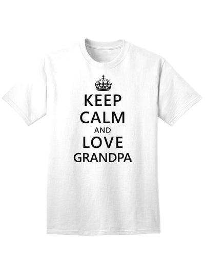 Stylish and Endearing Grandpa-themed Adult T-Shirt for a Serene and Affectionate Look-Mens T-shirts-TooLoud-White-Small-Davson Sales