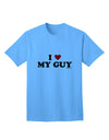 Stylish and Expressive Adult T-Shirt: I Heart My Guy by TooLoud-Mens T-shirts-TooLoud-Aquatic-Blue-Small-Davson Sales