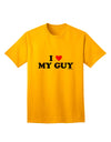 Stylish and Expressive Adult T-Shirt: I Heart My Guy by TooLoud-Mens T-shirts-TooLoud-Gold-Small-Davson Sales