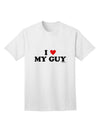 Stylish and Expressive Adult T-Shirt: I Heart My Guy by TooLoud-Mens T-shirts-TooLoud-White-Small-Davson Sales