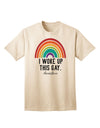 Stylish and Expressive Adult T-Shirt - I Woke Up This Gay-Mens T-shirts-TooLoud-Natural-Small-Davson Sales