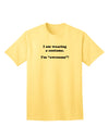 Stylish and Expressive Adult T-Shirt for Costume Enthusiasts-Mens T-shirts-TooLoud-Yellow-Small-Davson Sales