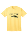 Stylish and Expressive: Free Spirit Adult T-Shirt with Graphic Feather Design by TooLoud-Mens T-shirts-TooLoud-Yellow-Small-Davson Sales