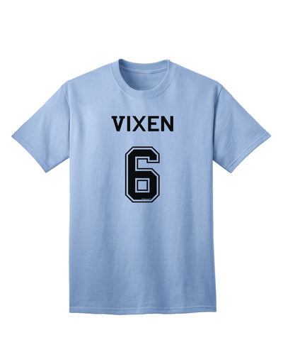 Stylish and Festive Reindeer Jersey - Vixen 6 Adult T-Shirt for the Holiday Season-Mens T-shirts-TooLoud-Light-Blue-Small-Davson Sales