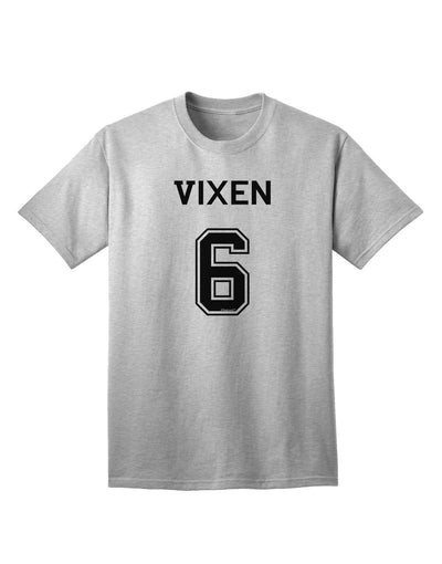 Stylish and Festive Reindeer Jersey - Vixen 6 Adult T-Shirt for the Holiday Season-Mens T-shirts-TooLoud-AshGray-Small-Davson Sales